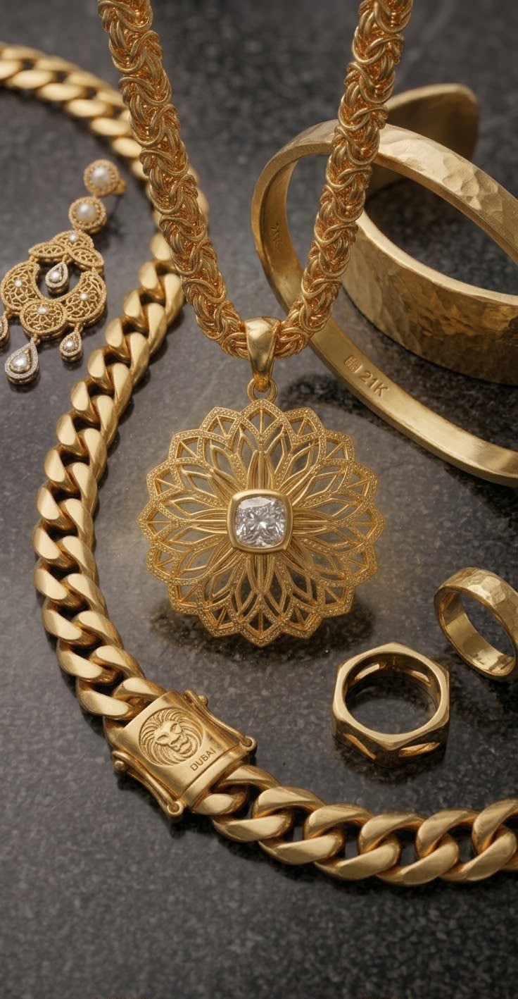 21K Gold Jewellery