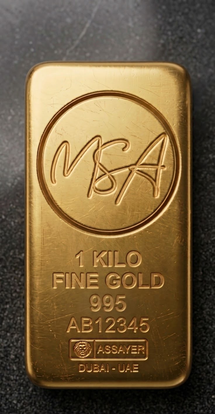 1 Kilo Fine Gold Bar (995 Purity)